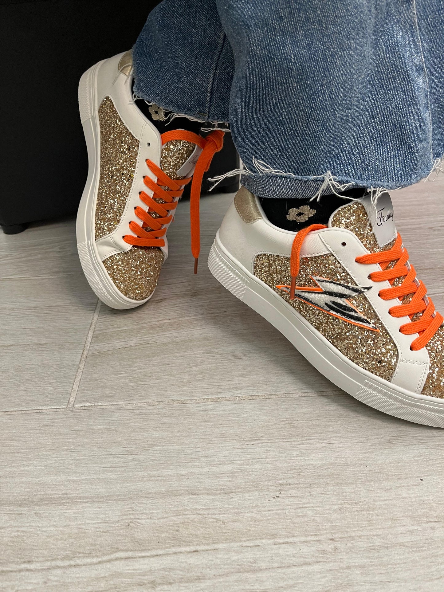 Sneakers Orange Goose