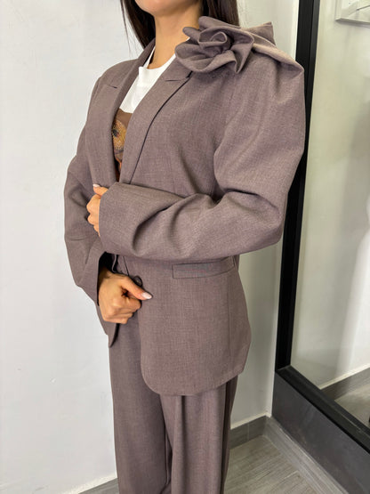 Giacca Nocciola Melange Imperial