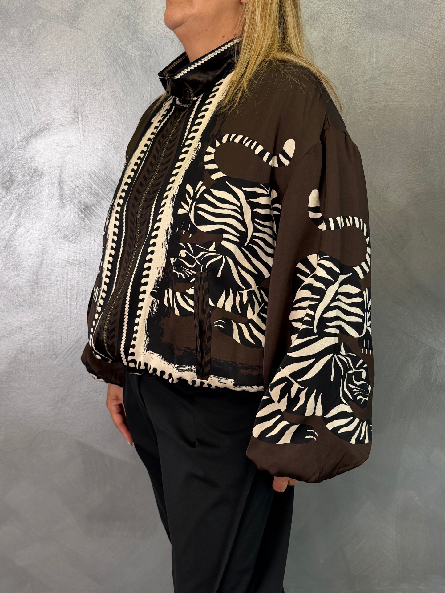 Bomber Marrone Fantasia