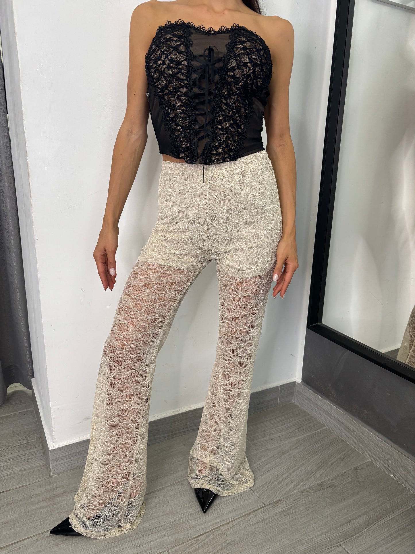 Pantalone Pizzo Burro Vicolo
