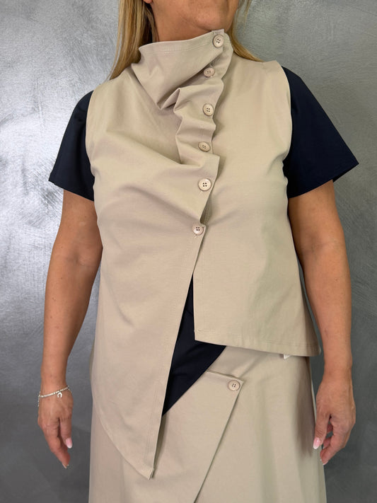 Gilet Aurea Beige