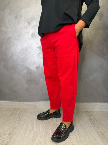 Pantalone Wendy Slim Rosso