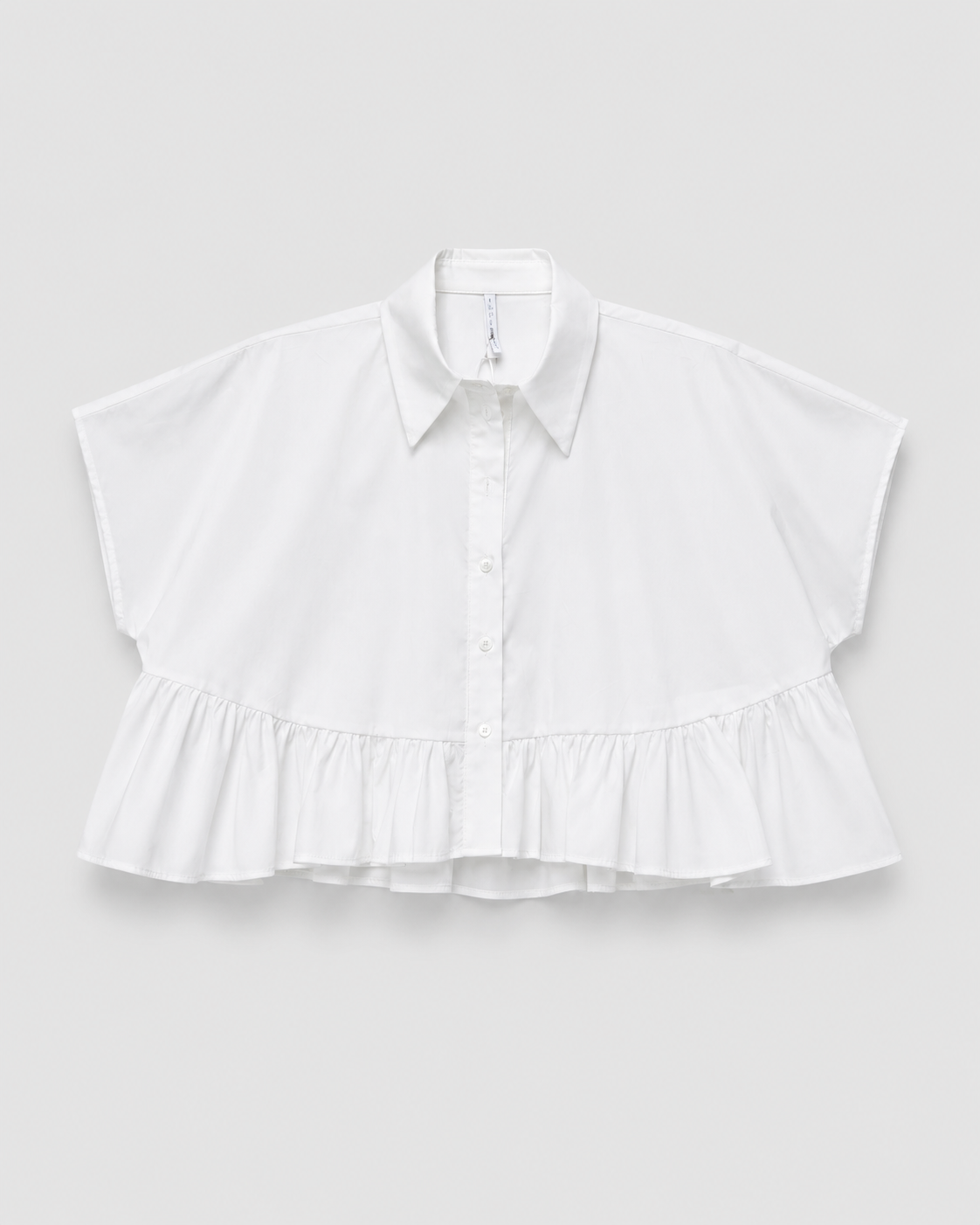Camicia Crop Imperial Bianca