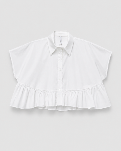 Camicia Crop Imperial Bianca