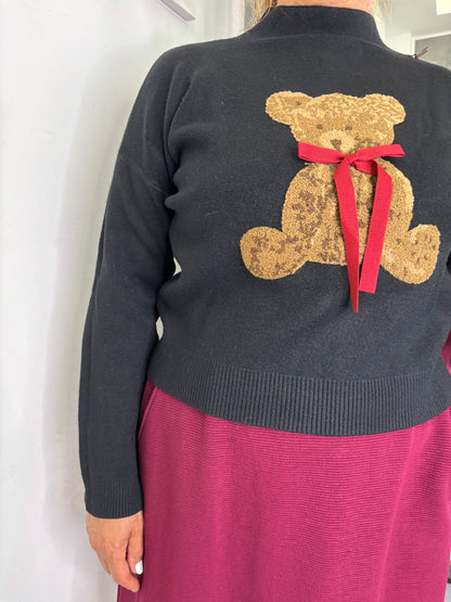 Maglioncino Teddy Nero