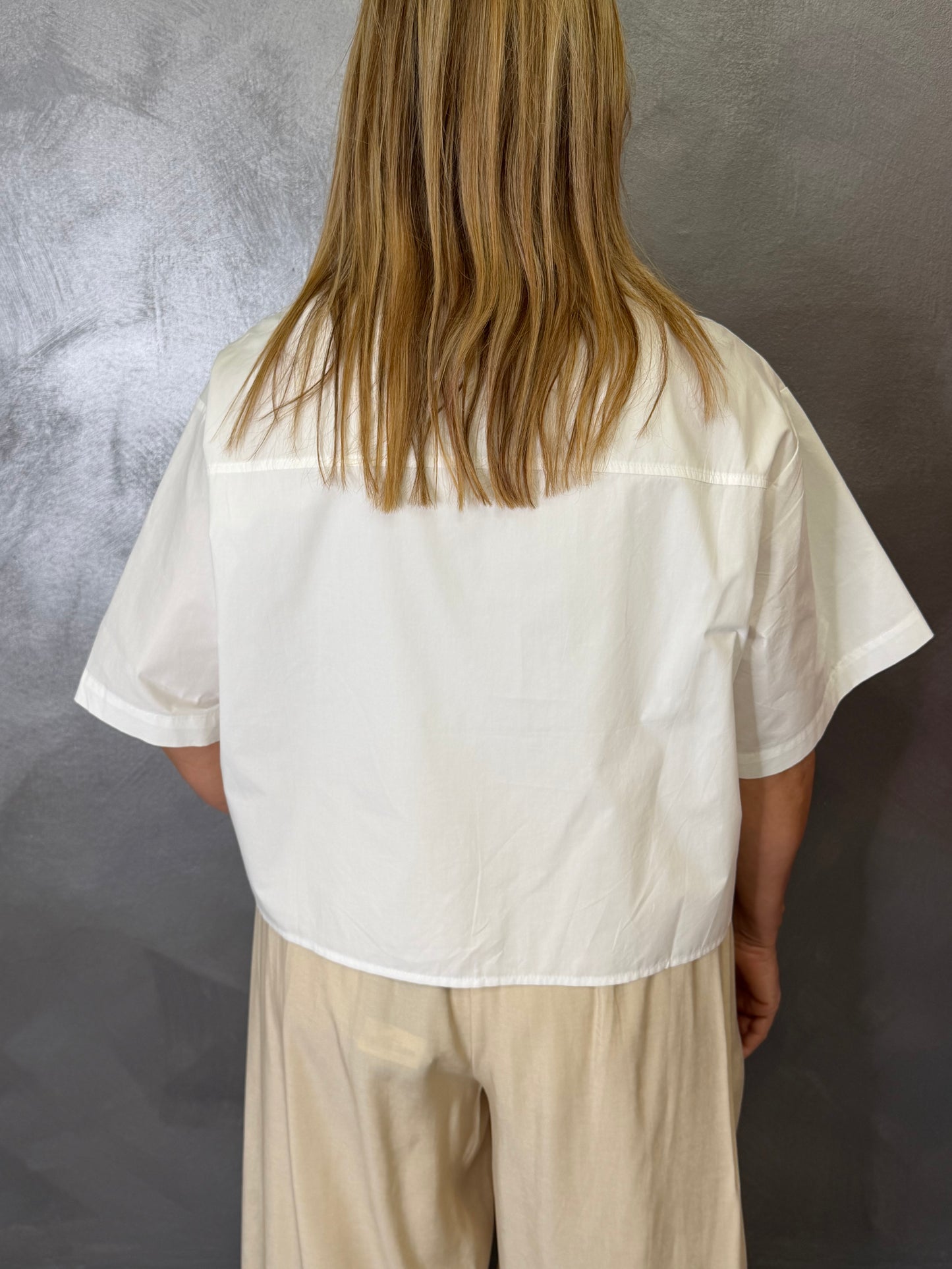 Camicia Bianca/Beige