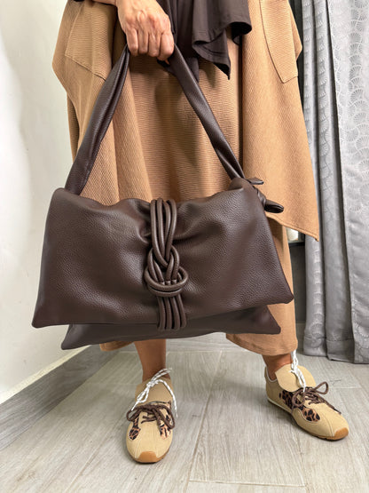 Borsa Nodo Marrone