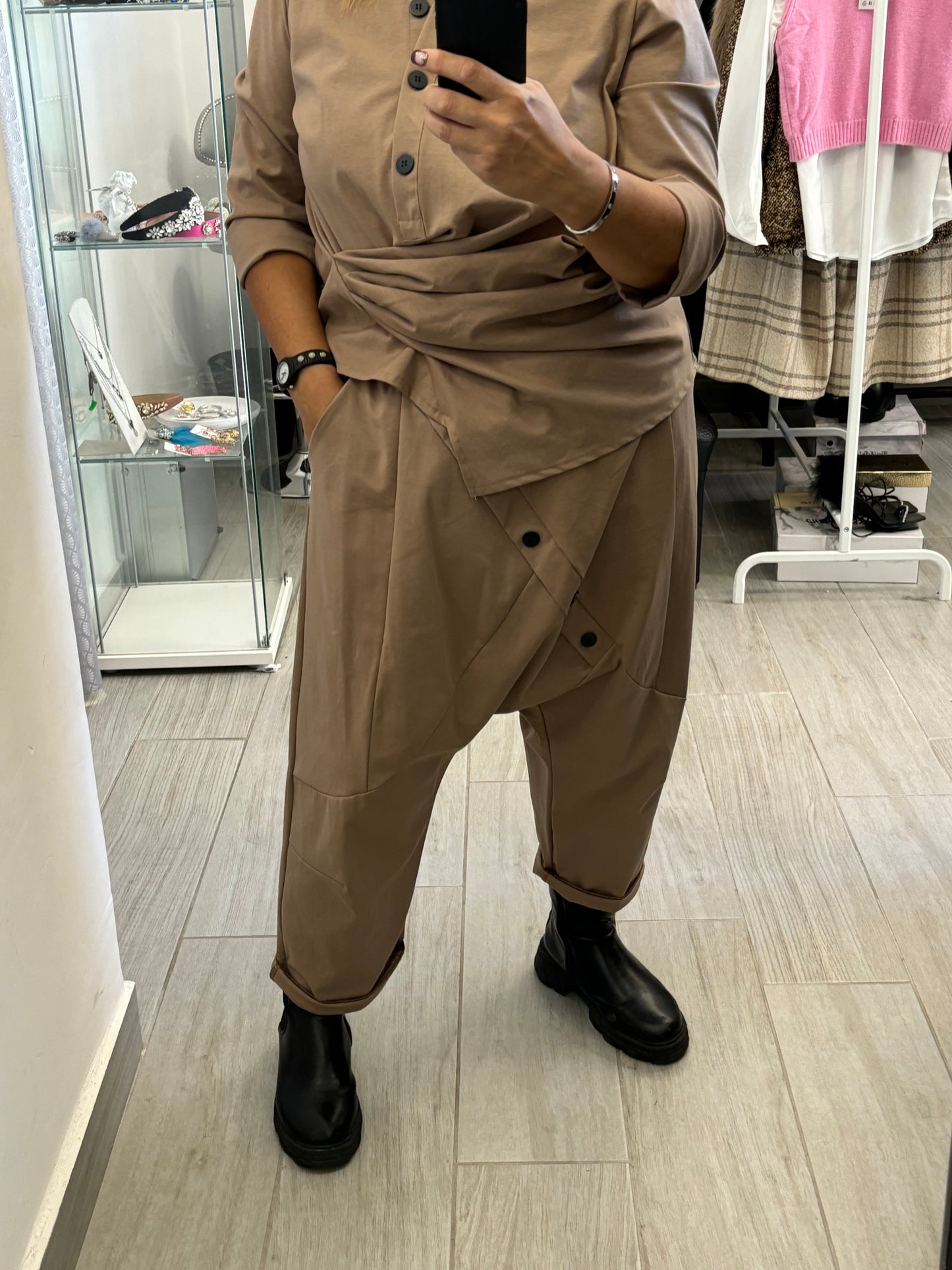 Pantalone Sun Andrew Beige Scuro