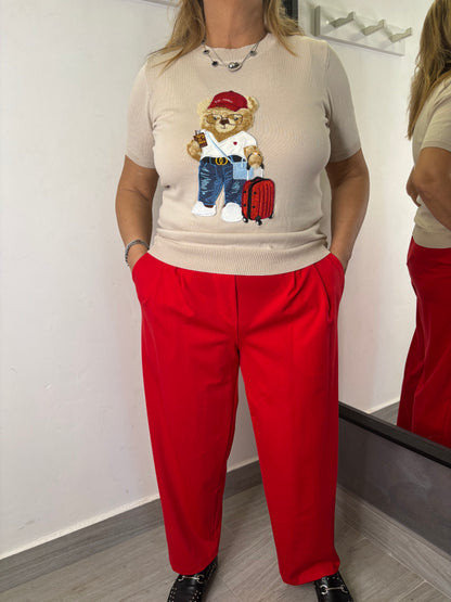 Pantalone Sun Lia Rosso