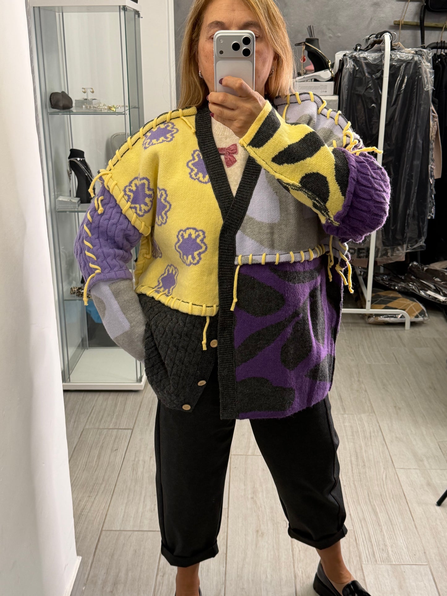 Cardigan Madacascar Grey