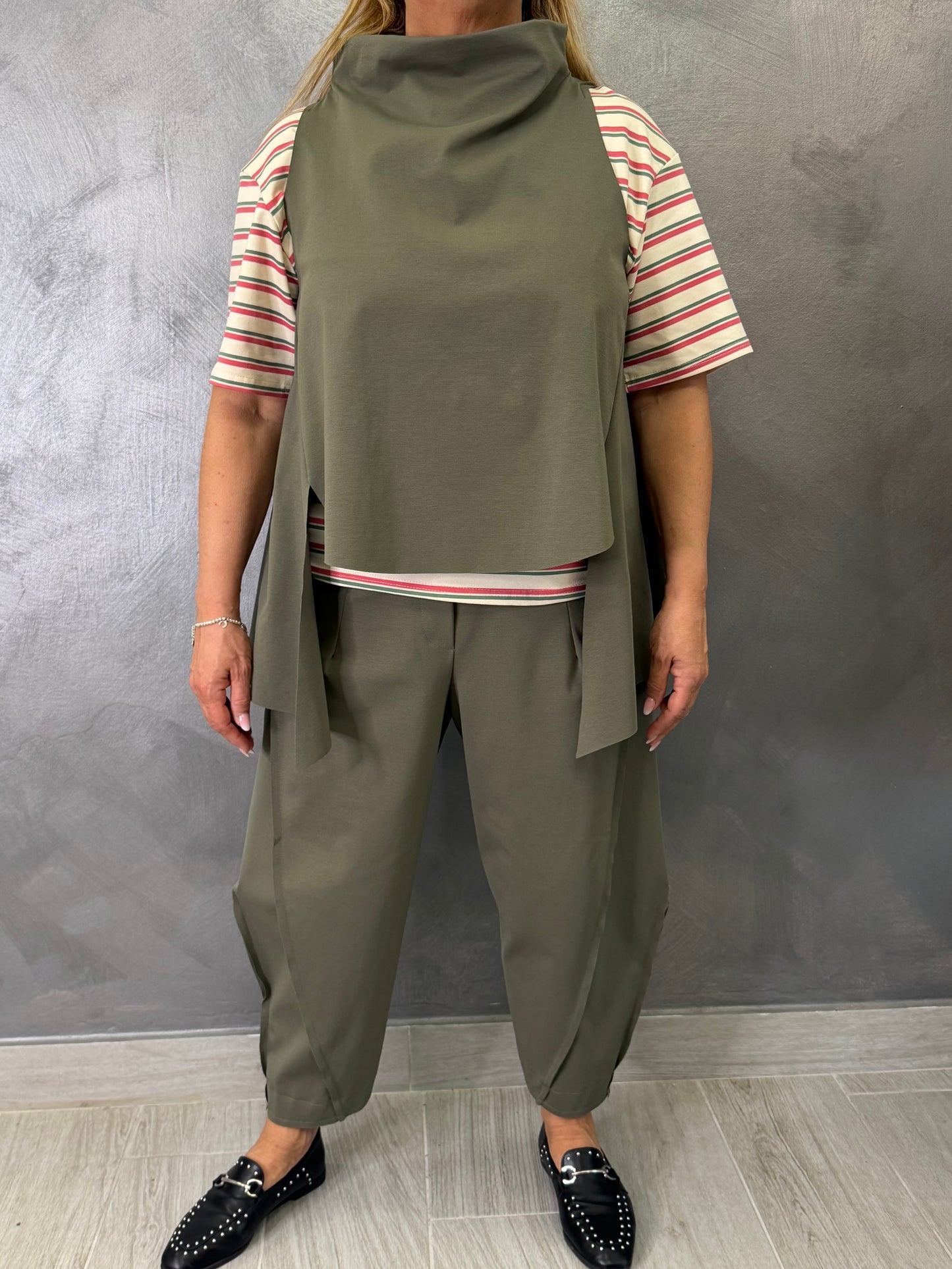 Gilet Wendy Verde Militare