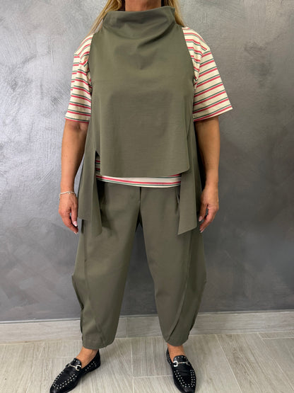 Gilet Wendy Verde Militare