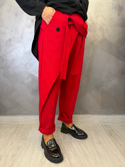 Pantalone 158C Rubina Rosso