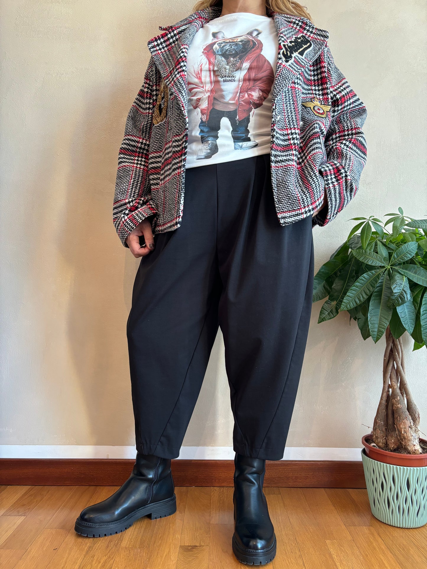 Pantalone Wendy Ovetto Nero