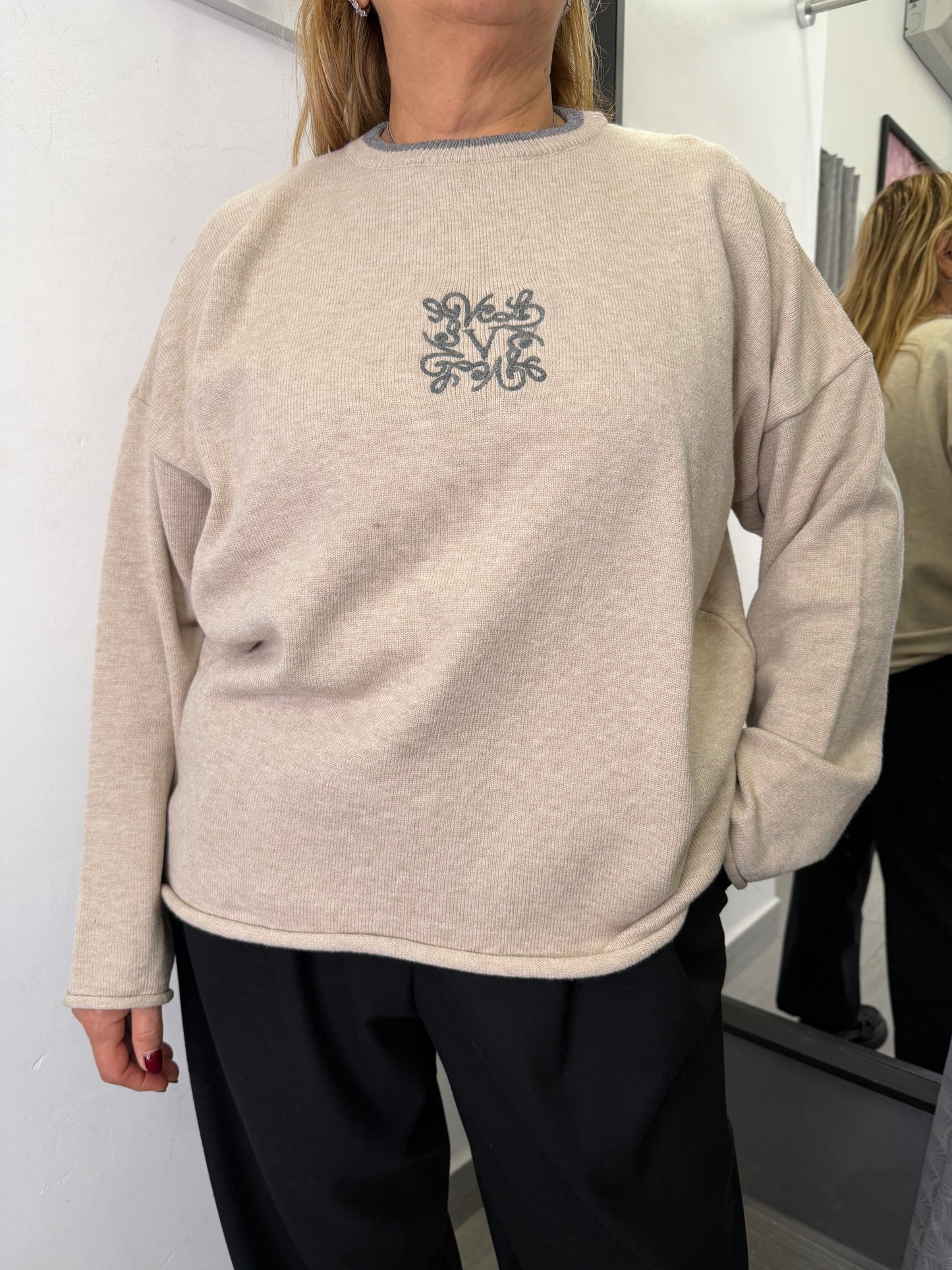 Maglione Beige Vicolo