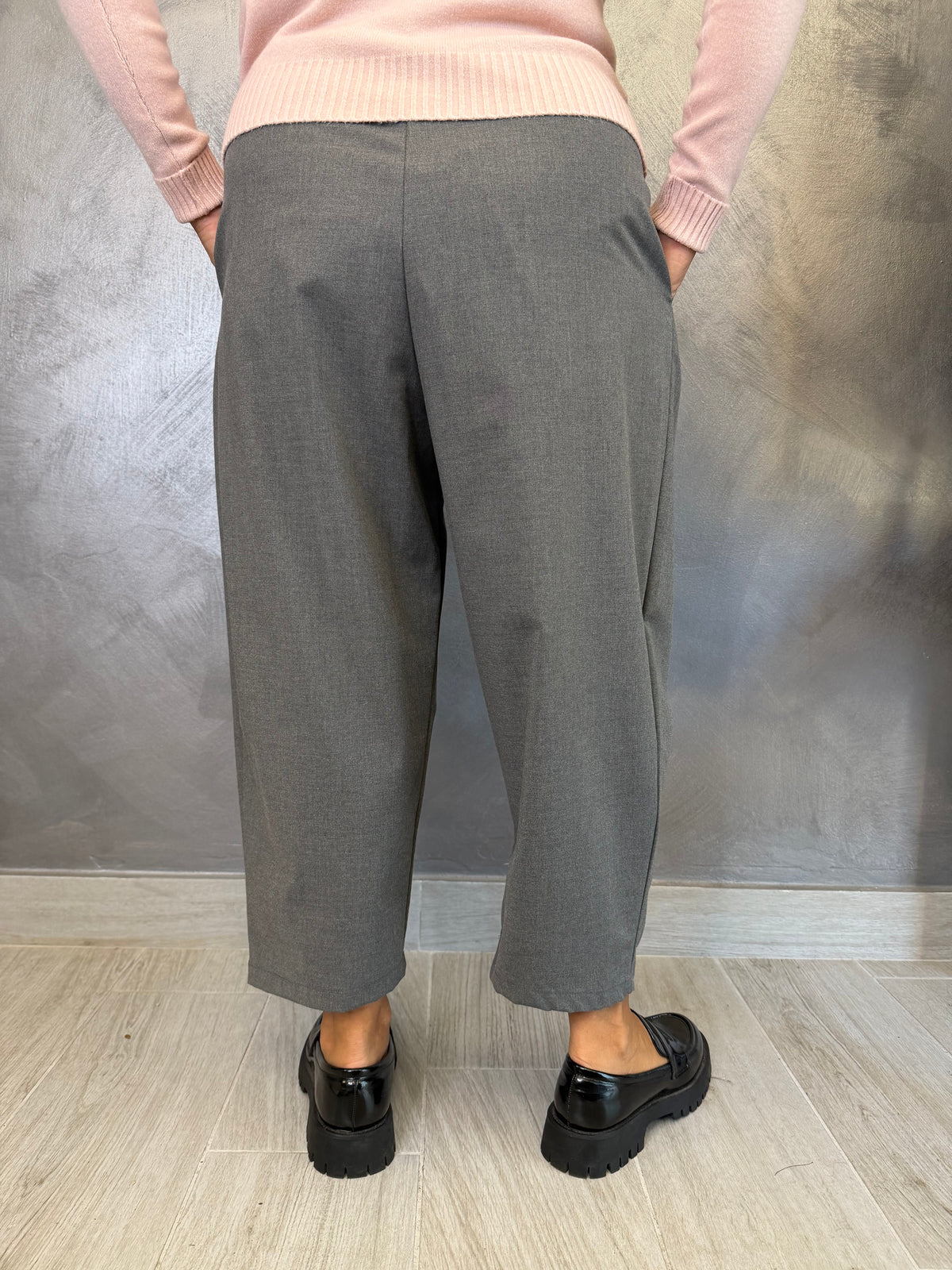 Pantalone Wendy Doppio Pareo Grigio