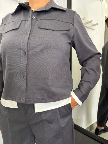 Camicia Sun Jason Grigio Scuro