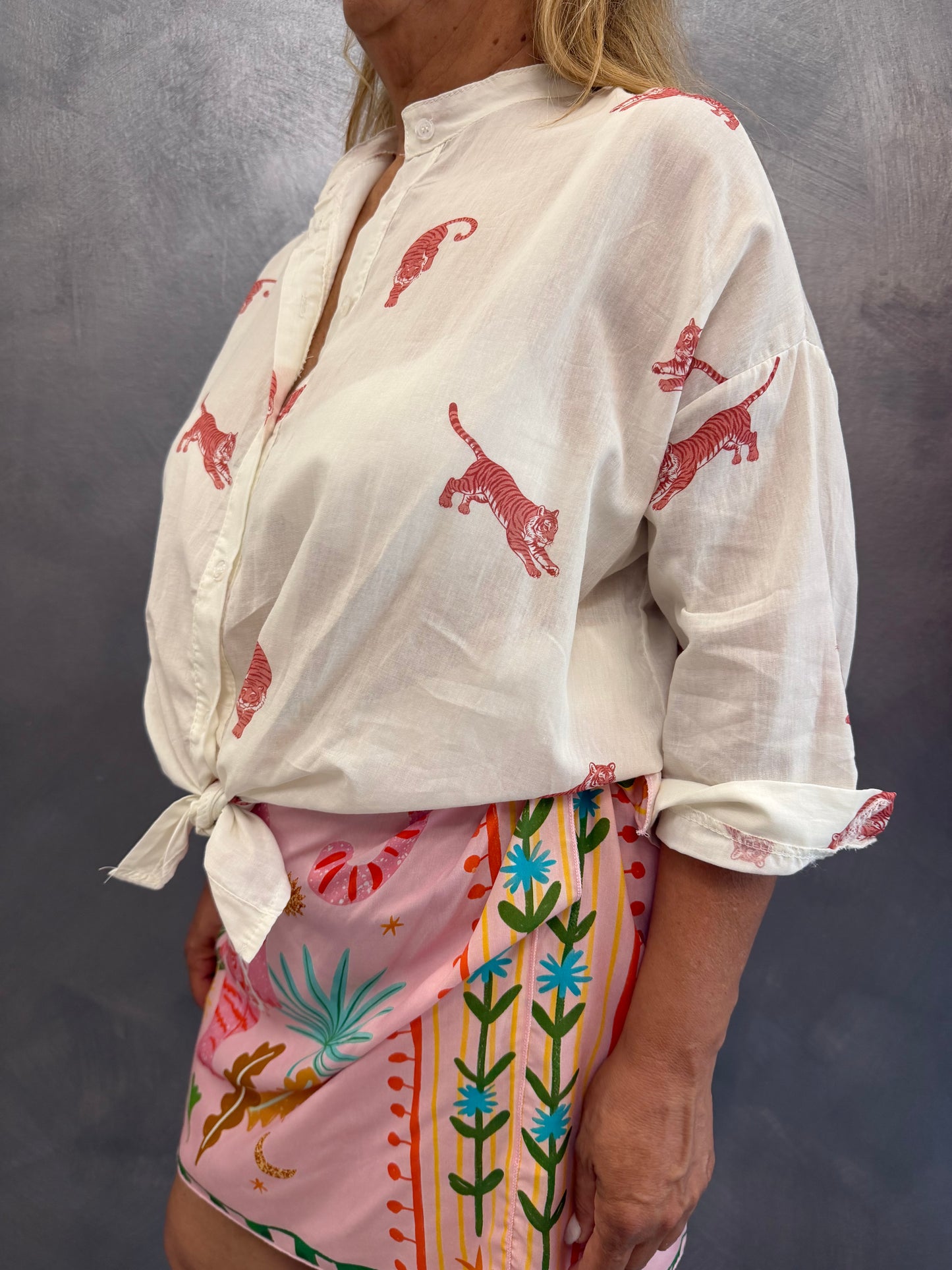 Camicia Tigre Burro