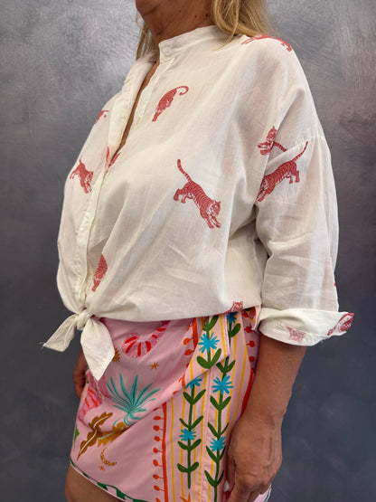 Camicia Tigre Burro