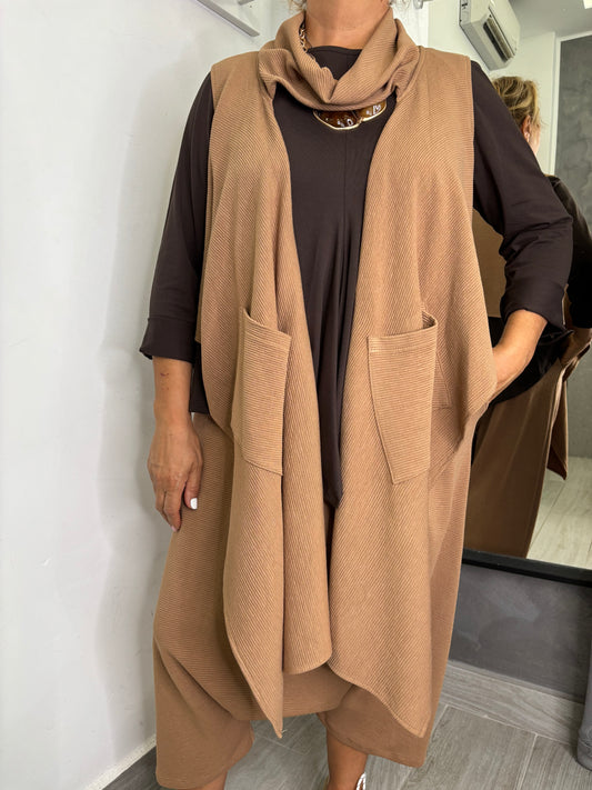 Gilet Wendy Morgan  Cammello