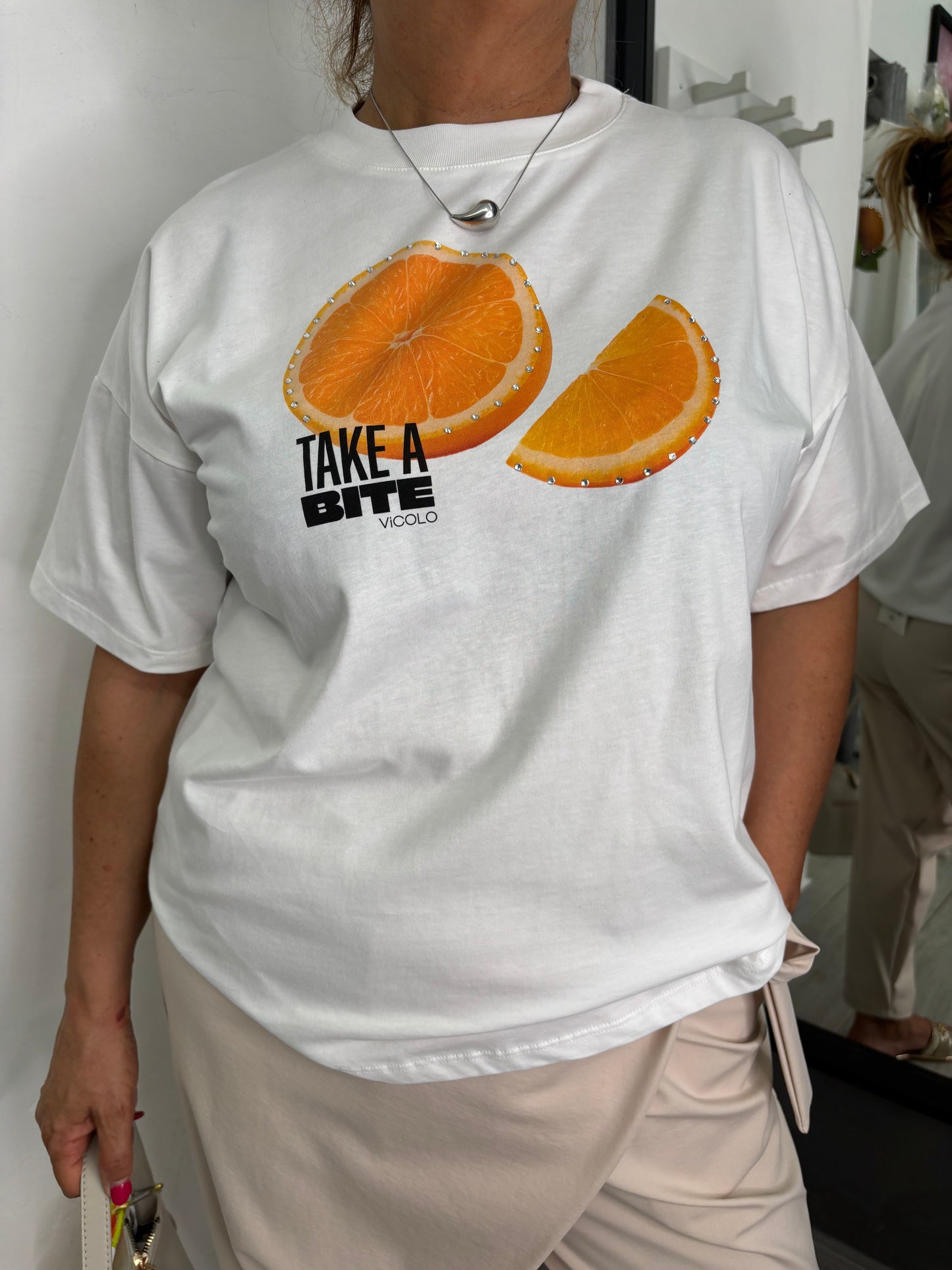 T-Shirt Arancia Vicolo