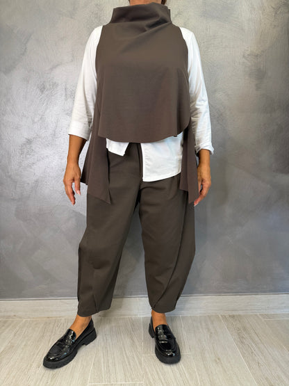 Gilet Wendy Marrone