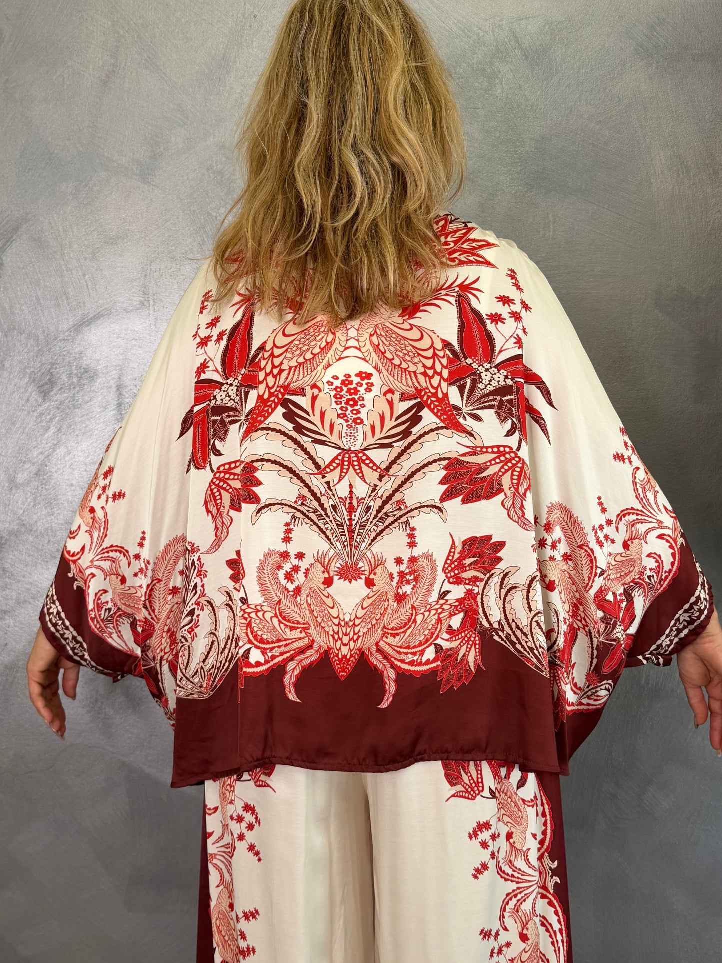Camicia Nives Fantasia Rossa