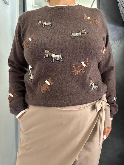 Maglioncino Bassotto Marrone