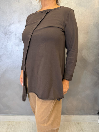 Maglia Wendy Cannella Marrone