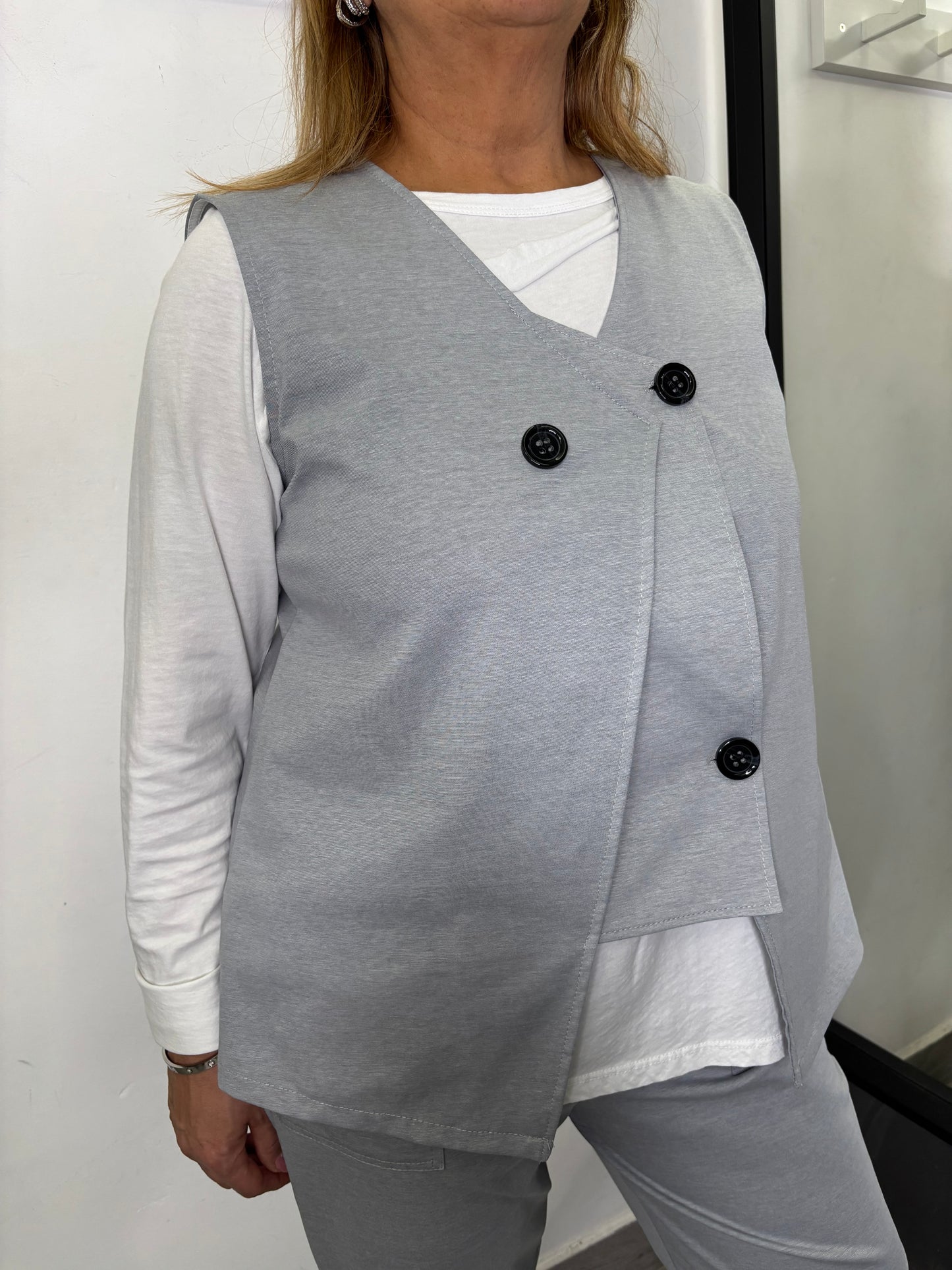 Gilet 158C Ely Grigio