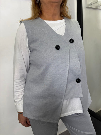 Gilet 158C Ely Grigio