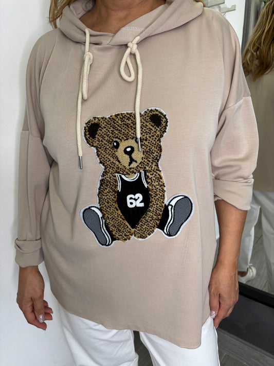 Felpa Teddy Beige