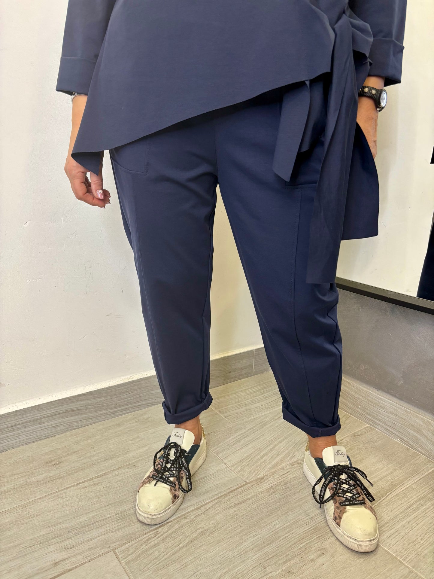Pantalone 158C Leon Blu