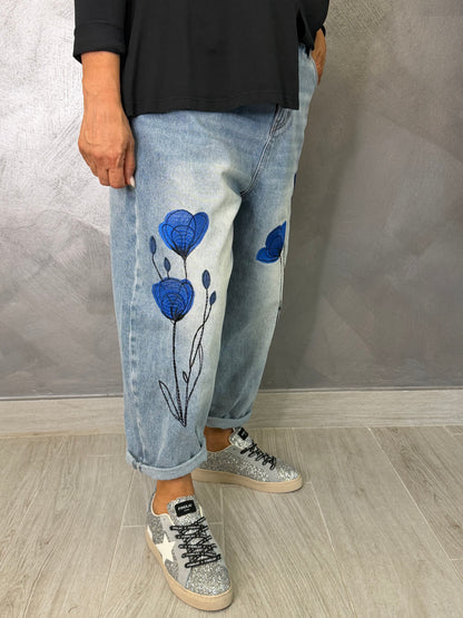 Jeans Wendy Papavero Blu
