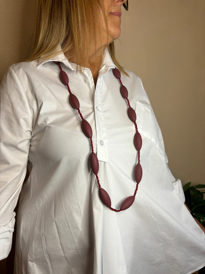 Collana Carmen Bordeaux