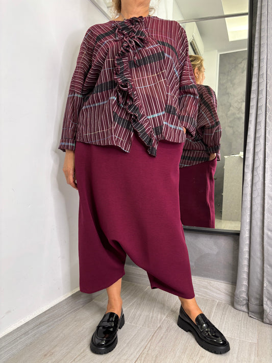 Pantalone Wendy Morgan Bordeaux