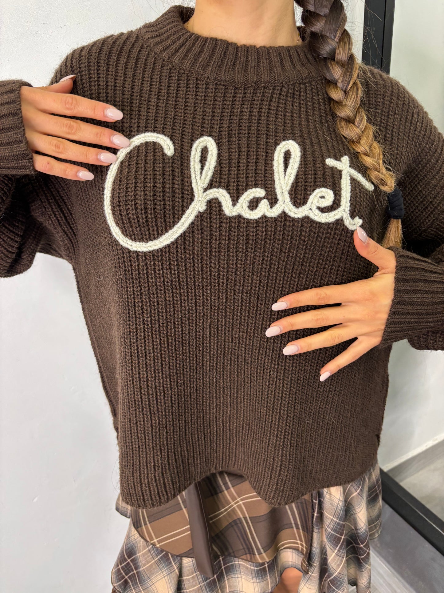 Maglione Chalet Marrone Lumina