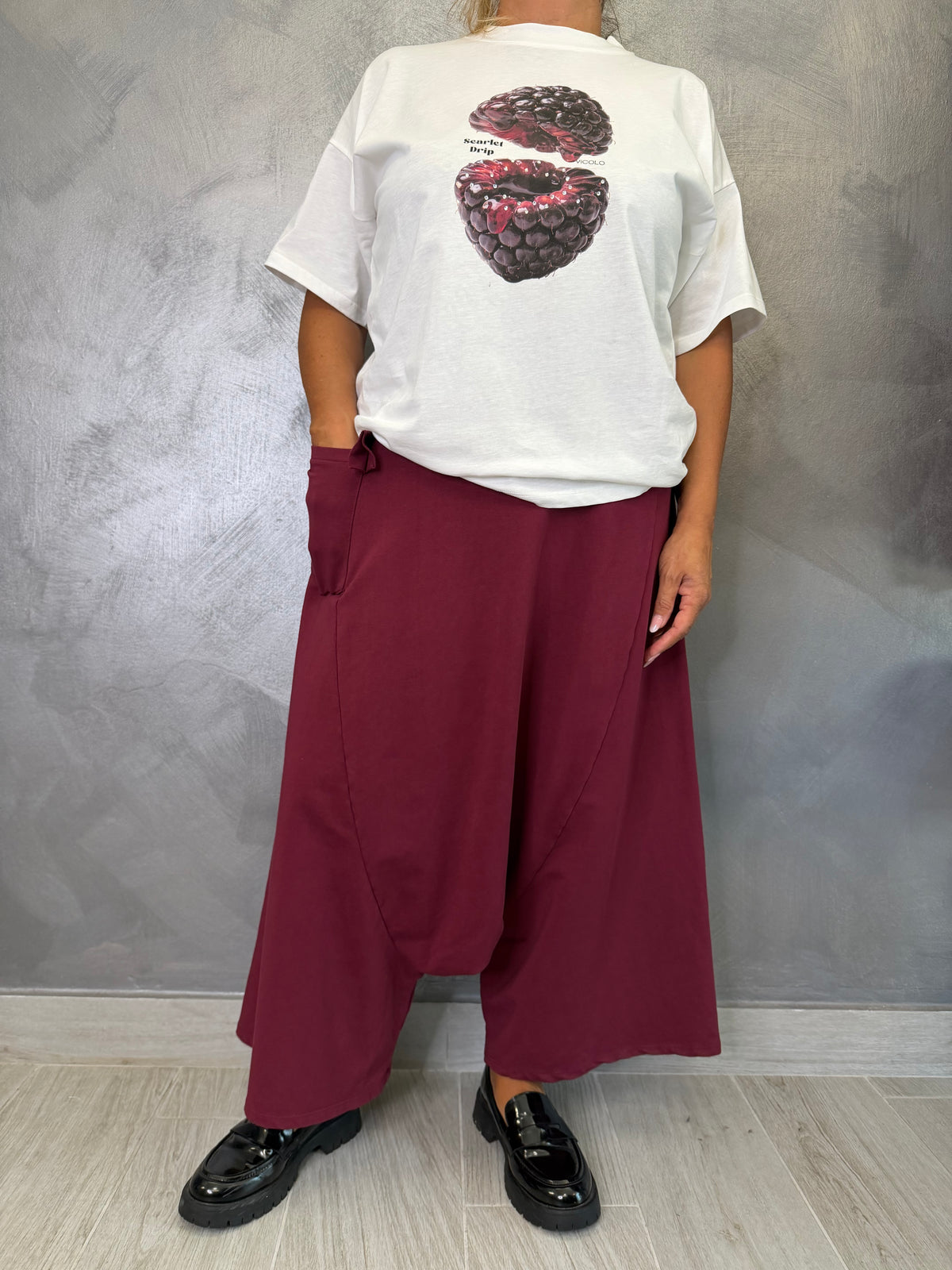 T-Shirt Scarlet Drip Vicolo