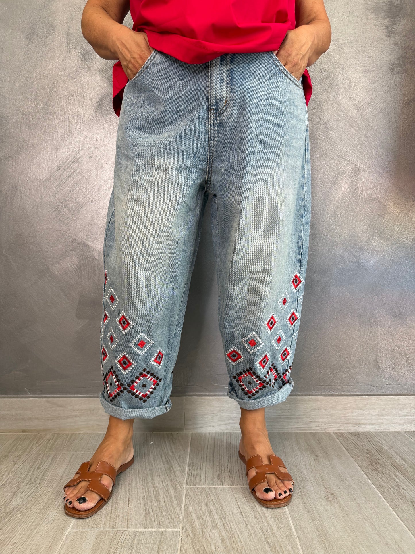 Jeans Wendy Rombi Rossi