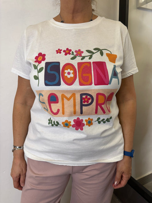 T-shirt Sogna Sempre