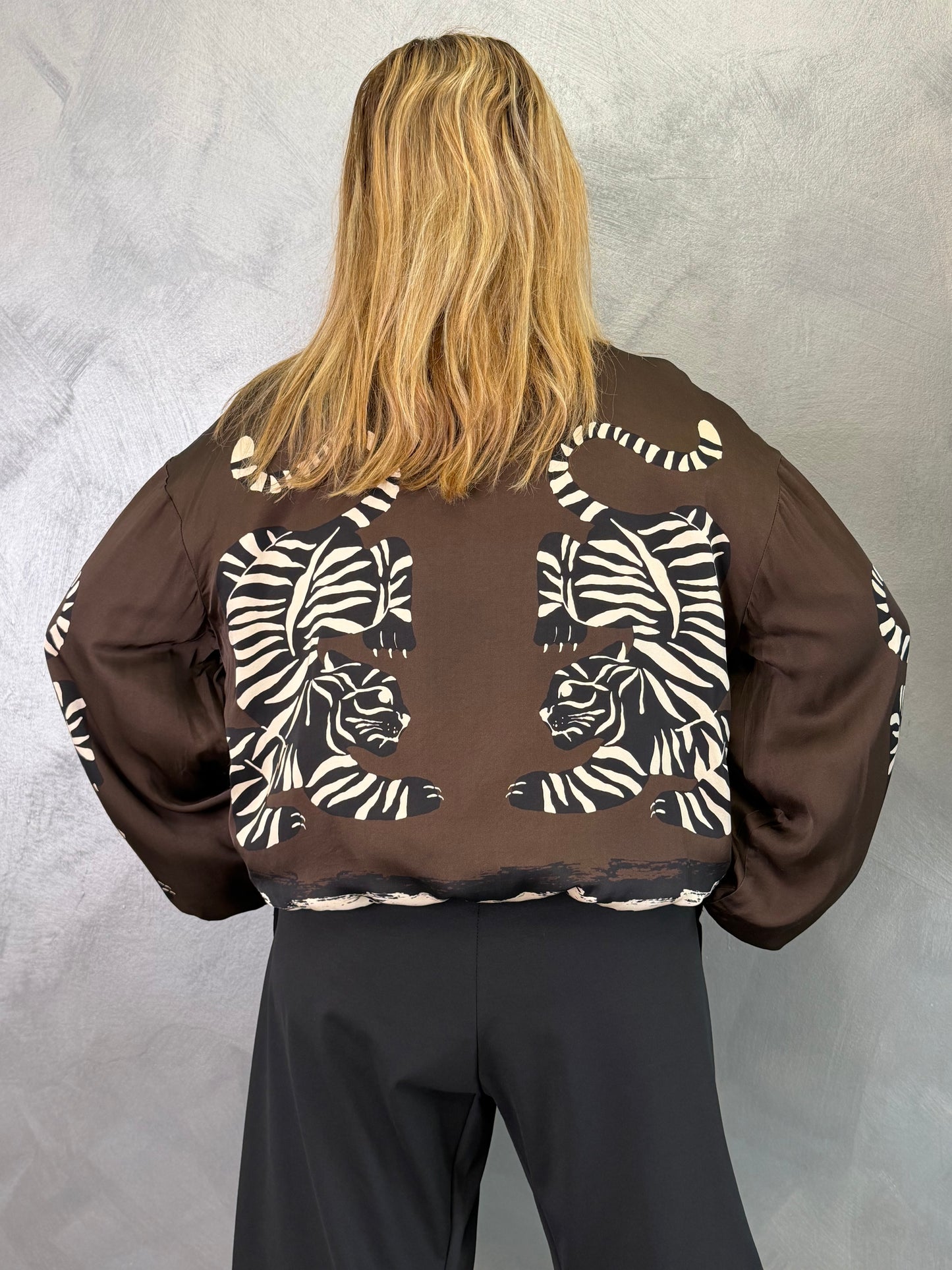 Bomber Marrone Fantasia