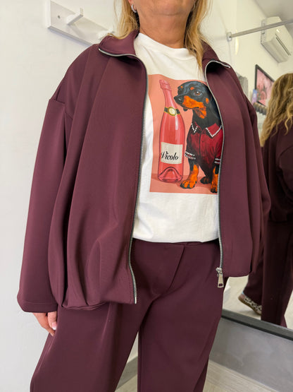 Giubbotto Micky Burgundi