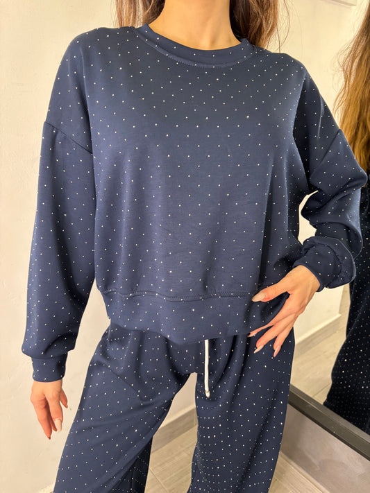 Felpa Lux Blu