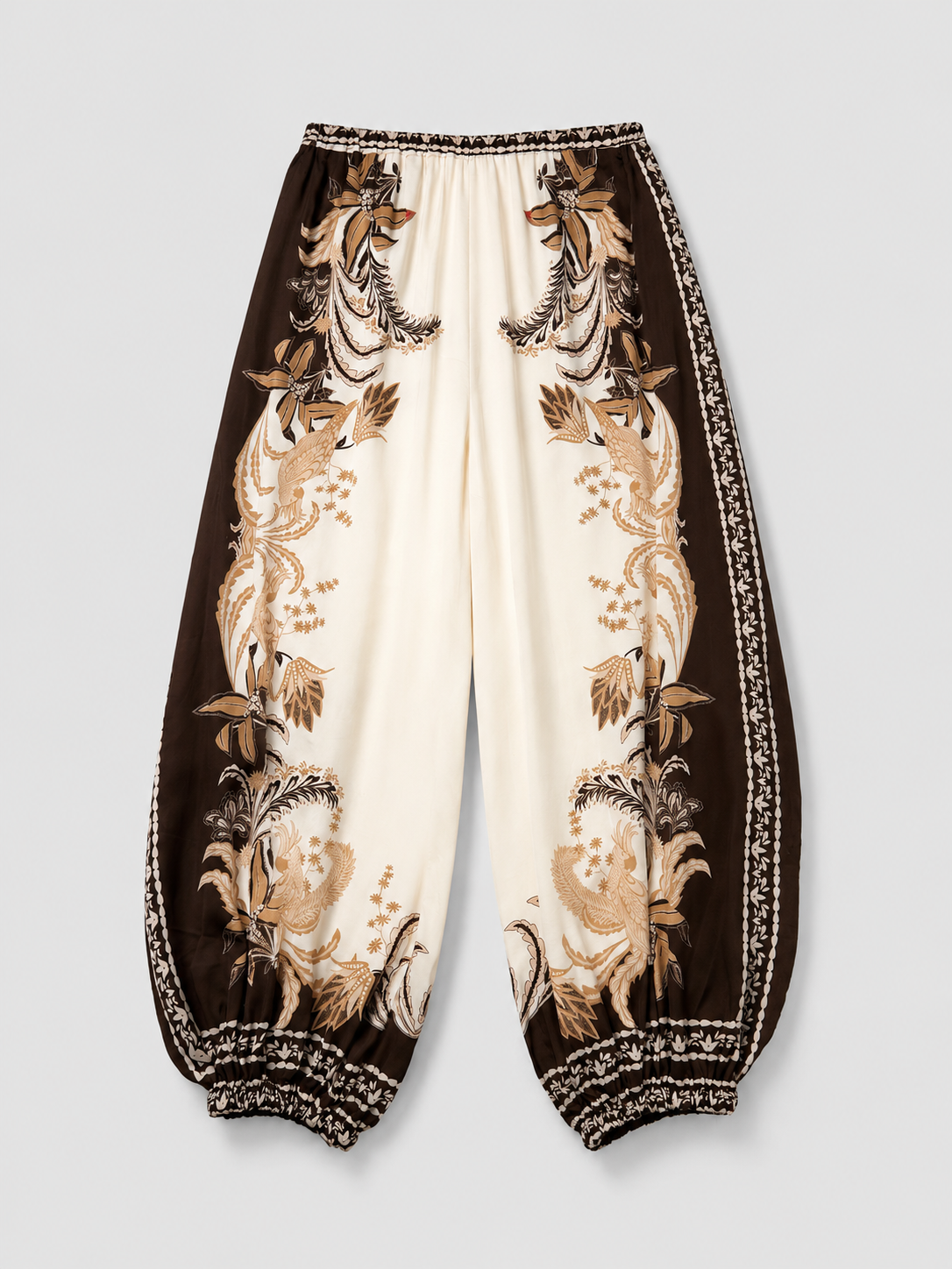 Pantalone Nives Fantasia Marrone