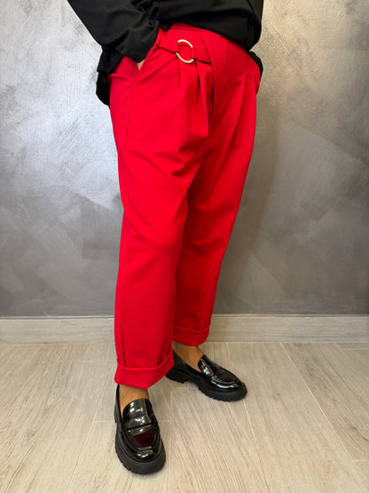 Pantalone 158C Adele Rosso