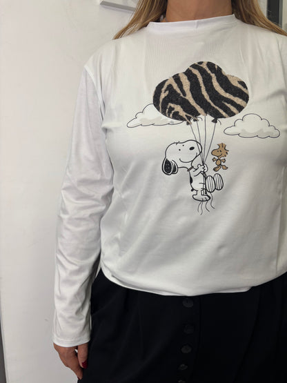 Maglietta Palloncino Bianca