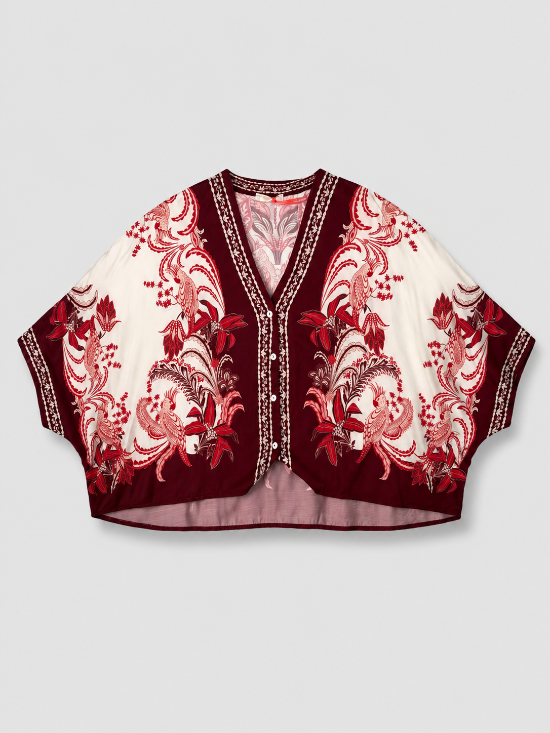 Camicia Nives Fantasia Rossa