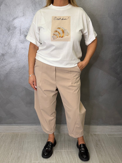 Pantalone Aurea Beige