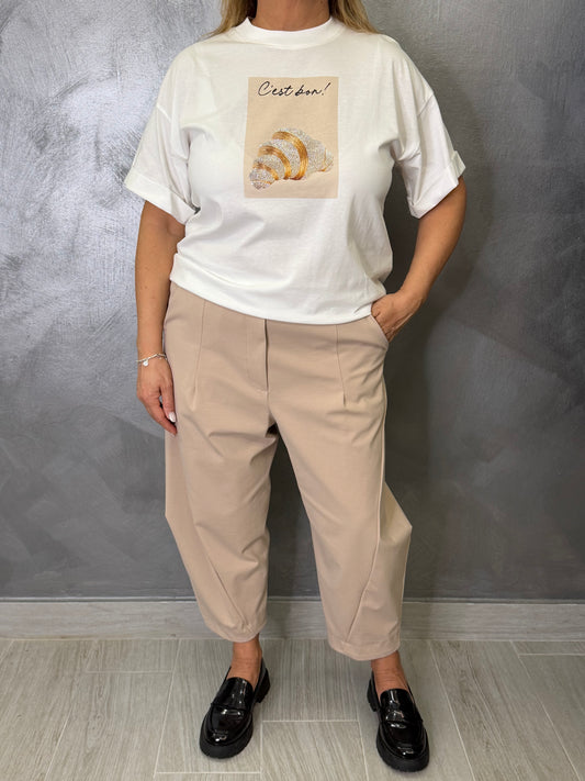 Pantalone Aurea Beige