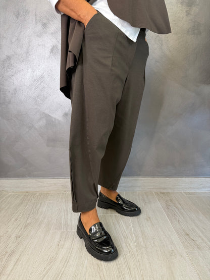 Pantalone Wendy Balloon Marrone